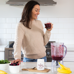 Blackcurrant probiotic Smoothie