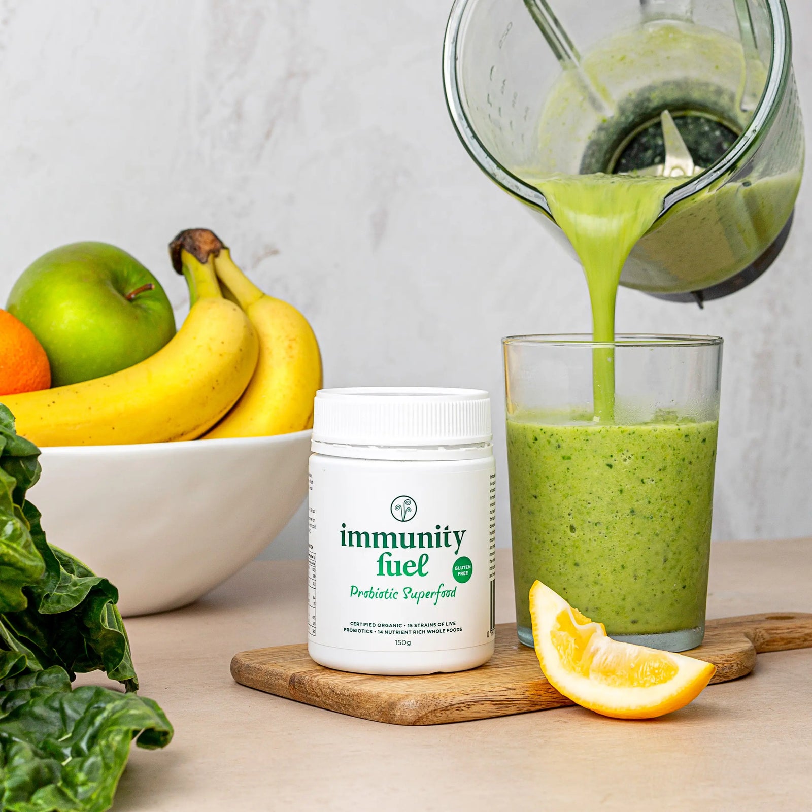 Immunity Fuel gluten free probiotic prebiotic superfood powder