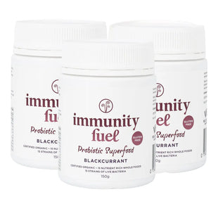Stock up and save multi value bundle 3 x blackcurrant probiotic powder