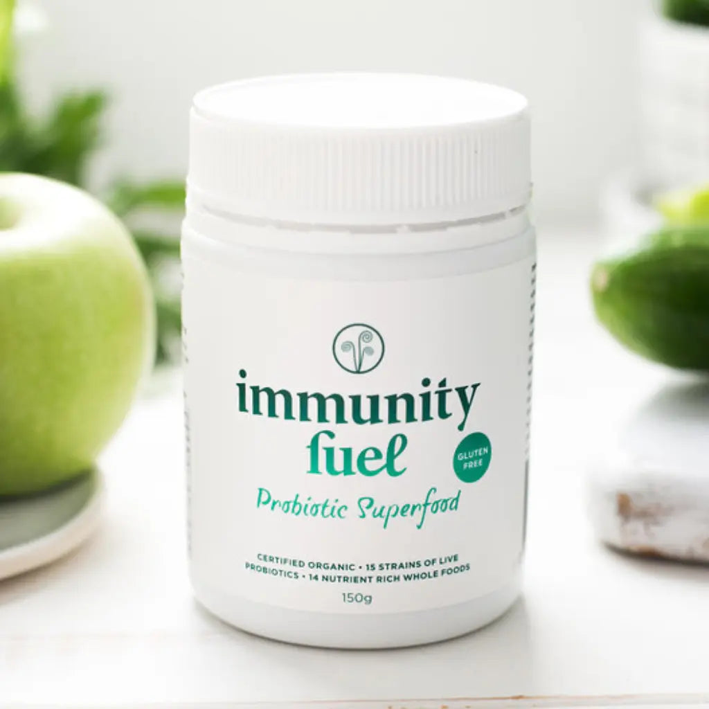 immunity fuel certified gluten free probiotic powder for gut health